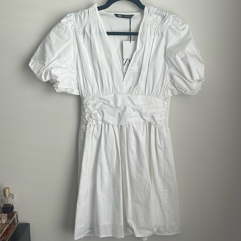 White min dress